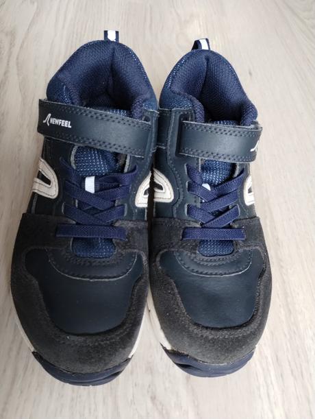 Kožené tenisky na suchý zips, decathlon,30