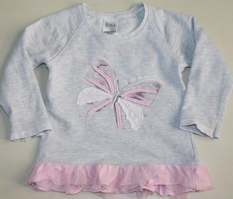 92 mikina s motylikom,18-24 mes., baby,92