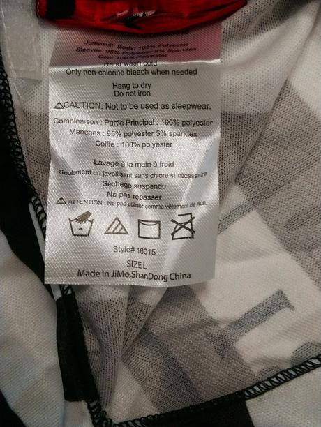 2 dielny kostým malý väzeň, bad baby, 1-2r, 86-98,