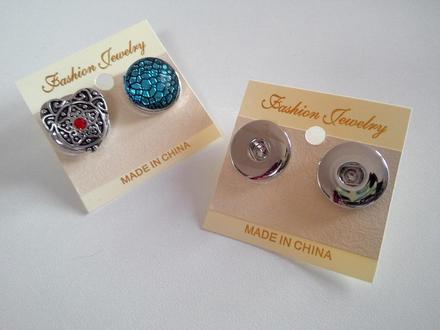 Butónkové náušnice, 