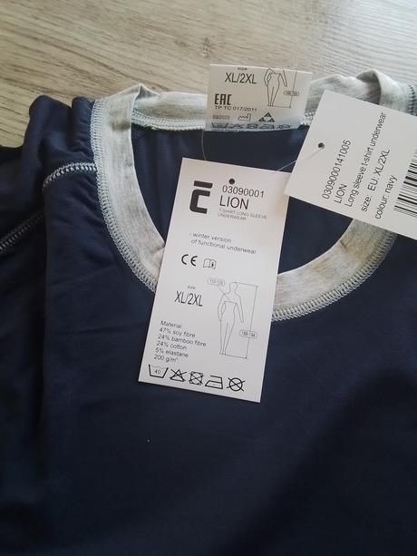 Termoprádlo - nátelník a spodky, xl