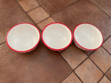 Vianocne misky 3ks,