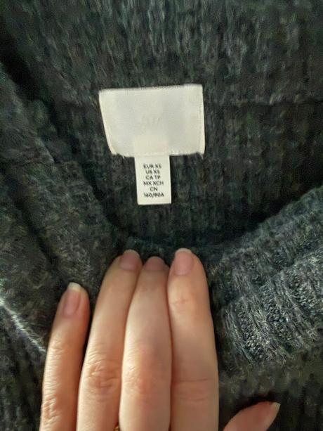 Pletené zimné saty, h&m,xs