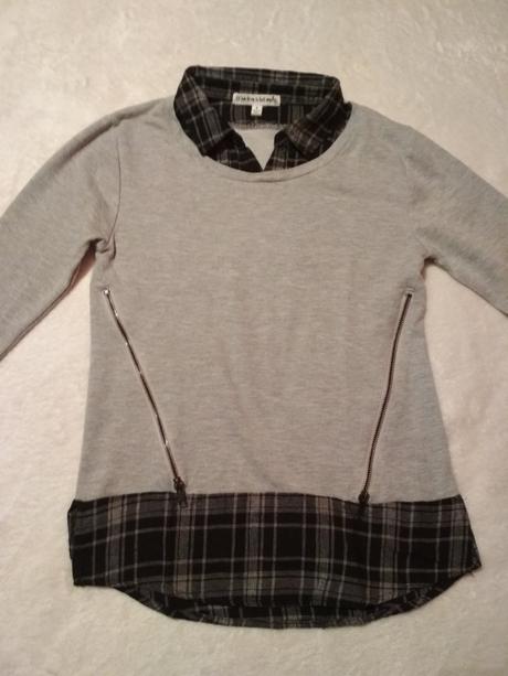 Košeľová mikina, s