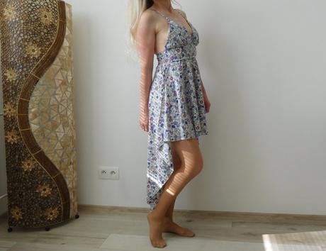 Šaty kvietočkované, s dámske letné,, s