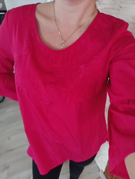 Cyklaménová blúzka, bonprix,l