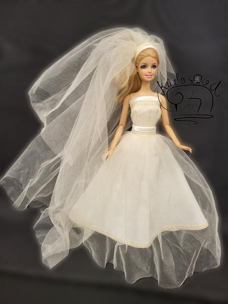 Barbie šaty so závojom, 