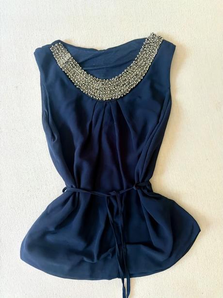 Blúzka s ozdobným golierom, s