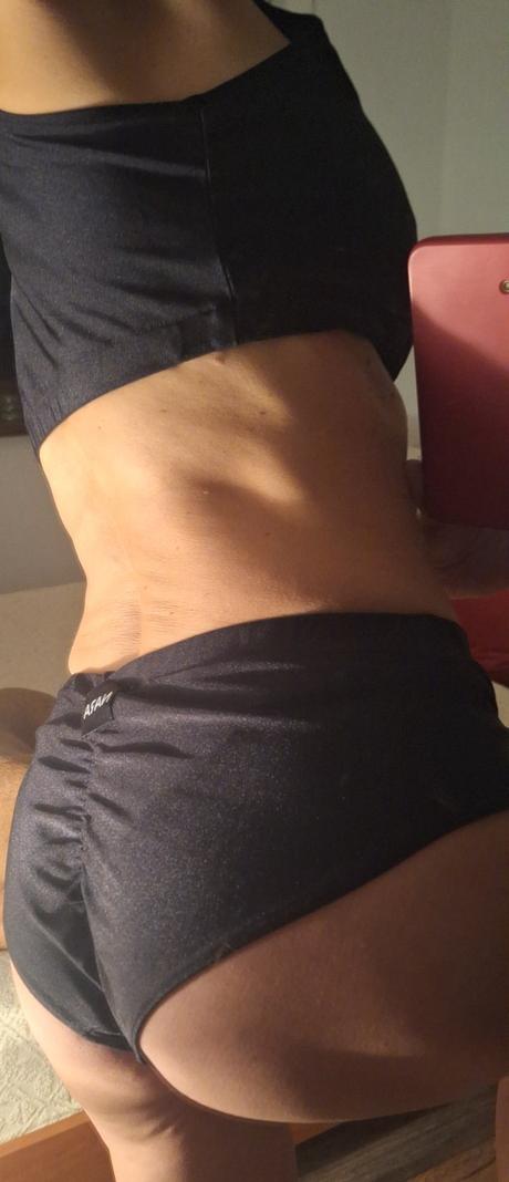 Komplet nara top a push up šortky na pole dance, l