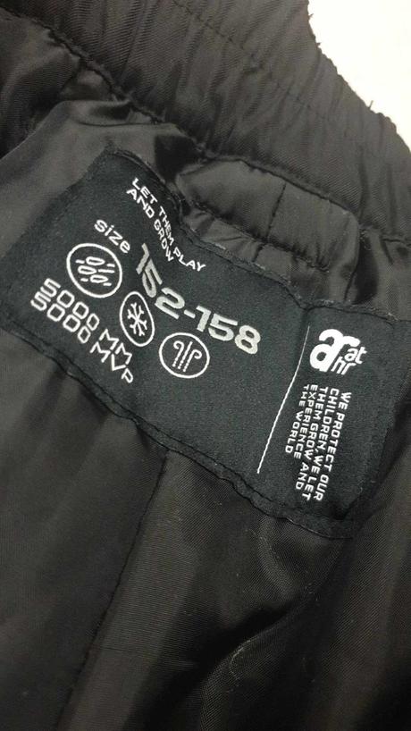 Detské lyžiarske nohavice , zn. authority top stav, authority,158