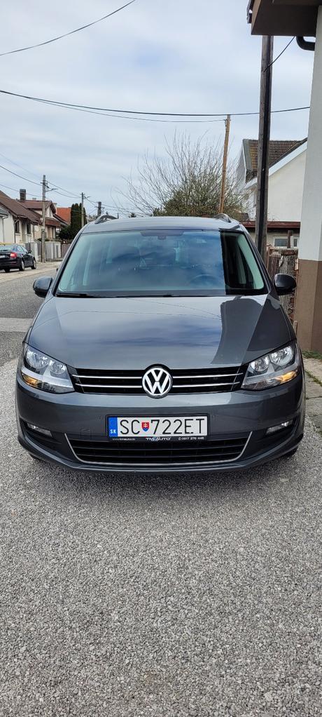 Vw sharan 2.0tdi 7-miestny , top stav,ťažné+2.sada, volkswagen