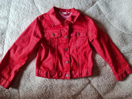 Dievčenská riflová bunda, h&m,116