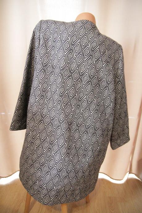 Elegantný čierno biely kabátik h&m xl, h&m,xl