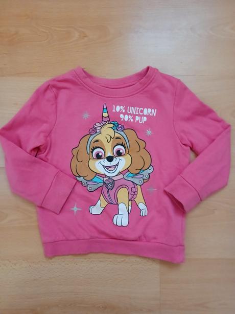 Tričko s dlhými rukávmi v. 110 labková patrola, nickelodeon,110