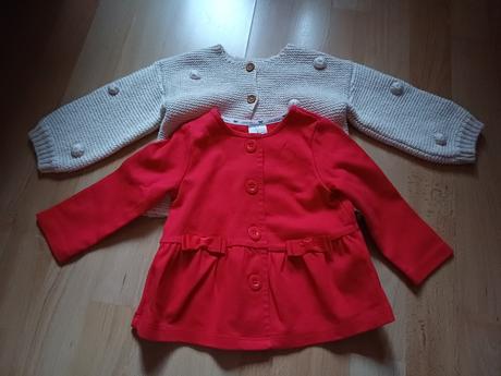 2x svetrík v.74/6-9 mesiacov, marks & spencer,74