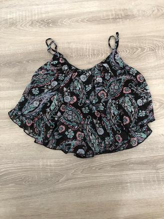 Letny lahucky crop top, xs