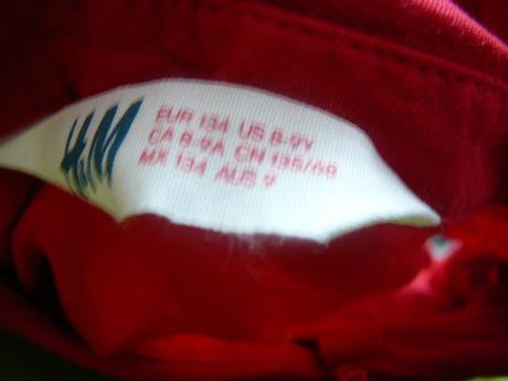 Dievcenska bluzka, h&m,134