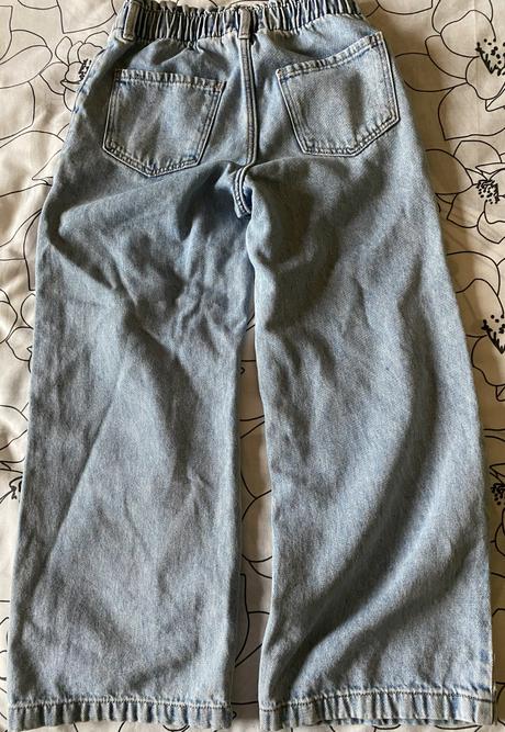 Bavlnené rifle - džínsy zn. h&m v. 128, h&m,128