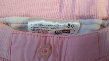 Zateplené nohavice, ergee,86