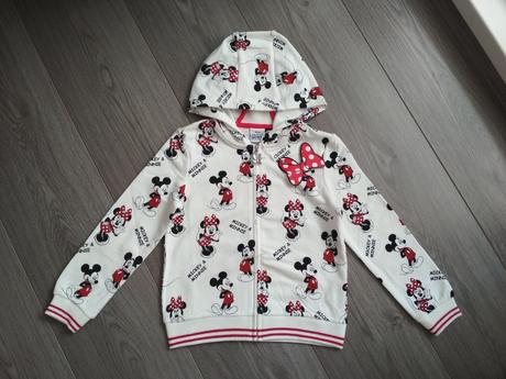 Dievčenská mikina "mickey a minnie", original marines,116