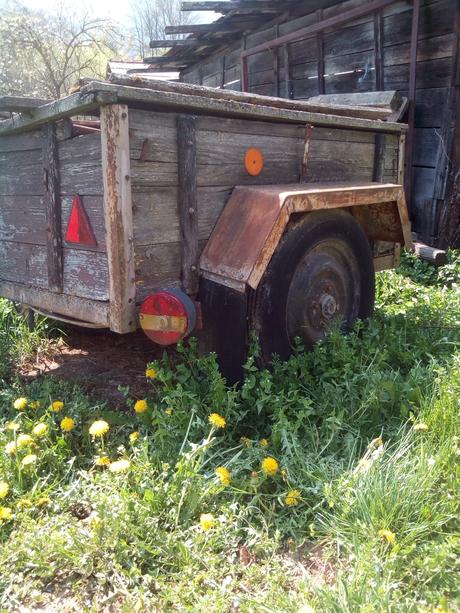 Vozík za auto/traktor, 