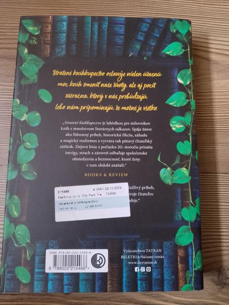 Evie woodsová - stratené kníhkupectvo, 