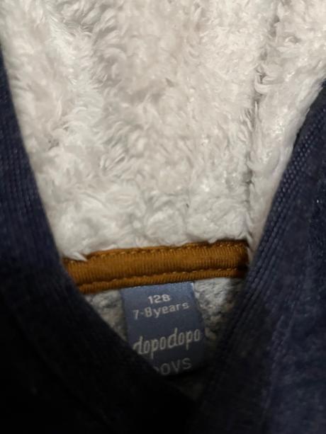 Mikina detská so zateplenou kapucňou, dopodopo,128