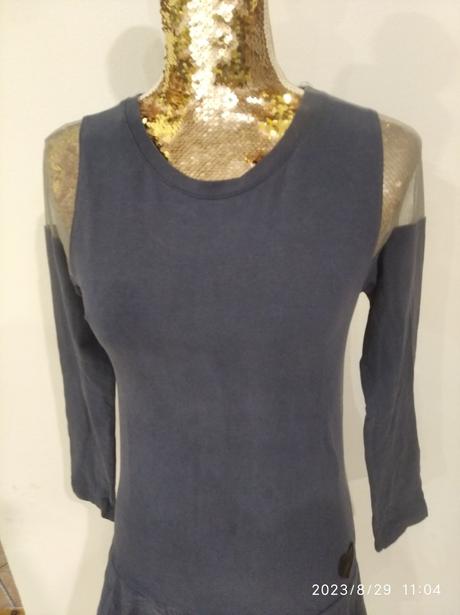 Bavlnene saty s tylom, s