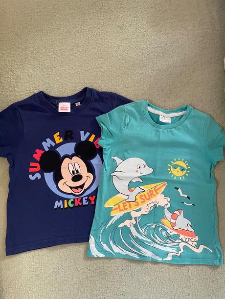 Tričká 2ks spolu, disney,98