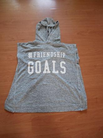 Pleteninové tričko s kapucou, h&m,158