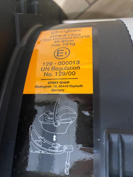 Vajicko cybex aton b i-size, cybex