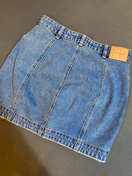 Dzinsova sukňa, pull&bear,s