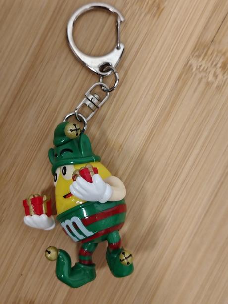 Zberateľská figúrka žltý elf vianočná edícia m&m's, 