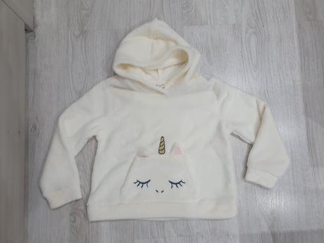Mäkká flísová mikina, h&m,122