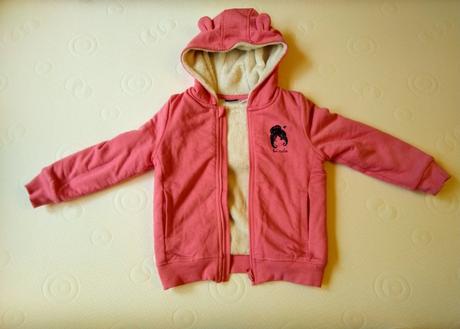 Predám dievčenskú mikinu 110/116, lupilu,110