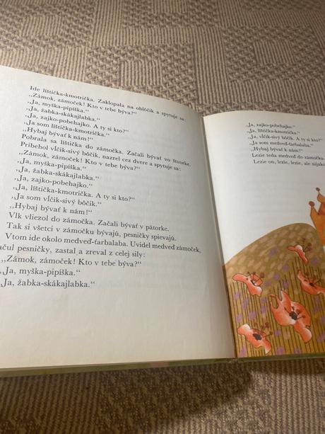 Krásna stará retro rozprávka drevený zámoček 1980,