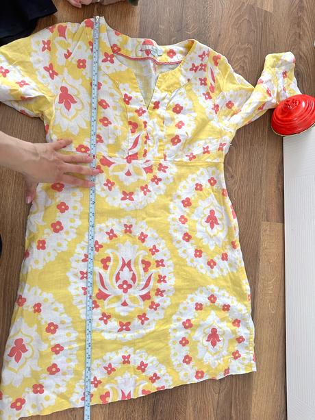 Ľanové šaty v štýle 70. rokov, 40