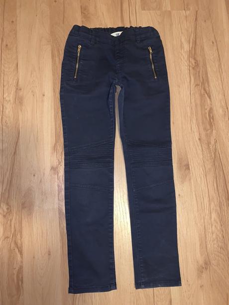 Biker skinny rifle 122/128, h&m,128