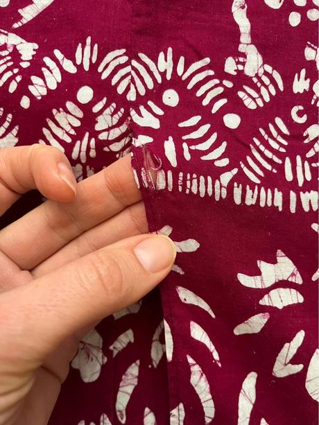 Vínové bavlnené šaty, l