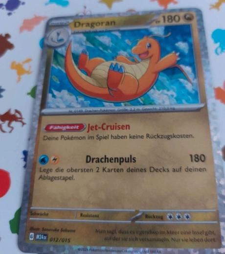 Pokemon kartička dragoran 180, 