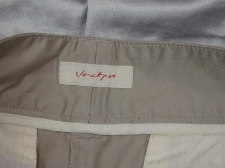 Luxusné béžové nohavice, 38