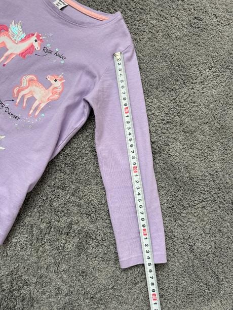 Fialové tričko s jednorožcami v.110, dopodopo,110