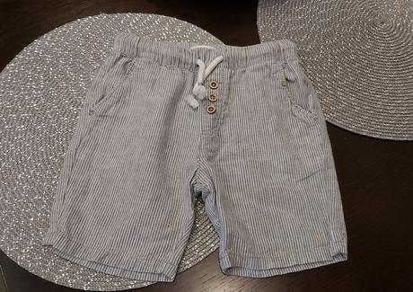 Kraťasy ľanové, reserved,104