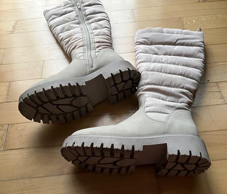 Béžové zateplené čižmy, graceland, 40, graceland,40