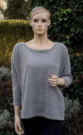 Šedý pulóver, only,xxl