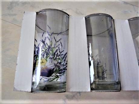 Provensálske nerozbitné poháre levandula 3 ks,