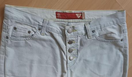 Guess riflové 3/4 nohavice, guess,m