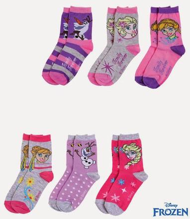Frozen ľadové královstvo ponožky,v balení 3 kusy , disney,26 / 30 / 34