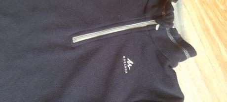 Flisova mikina, decathlon,128