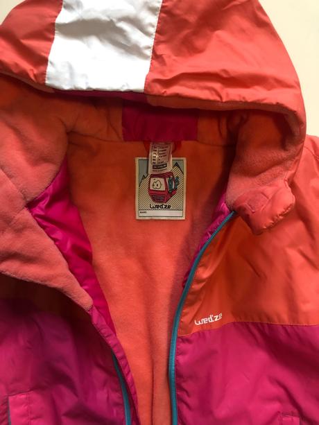 Dievčenská bunda zn. decathlon, wedze,116